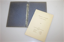 1925 History of Golf in Southern California 1st Ed. Book