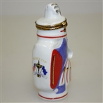 1995 Ryder Cup at Oak Hill Ceramic Limited Ed Golf Bag on Pull Cart - Made in France