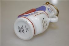 1995 Ryder Cup at Oak Hill Ceramic Limited Ed Golf Bag on Pull Cart - Made in France