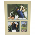 Jordan Spieth Signed 2015 Masters Spec Guide Display w/ Photos JSA #AA68314
