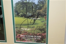 Jordan Spieth Signed 2015 Masters Spec Guide Display w/ Photos JSA #AA68314