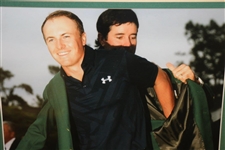 Jordan Spieth Signed 2015 Masters Spec Guide Display w/ Photos JSA #AA68314