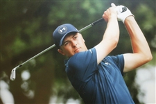 Jordan Spieth Signed 2015 Masters Spec Guide Display w/ Photos JSA #AA68314