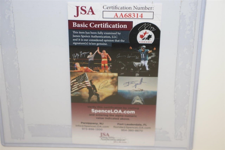 Jordan Spieth Signed 2015 Masters Spec Guide Display w/ Photos JSA #AA68314