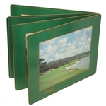 Pebble Beach Cork Board Pace Mats featuring 7th & 18th Holes