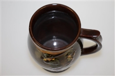 Circa 1930's Royal Doulton Earthenware Mug w/ Ancient Golfer Addressing Ball