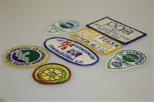 PGA Championship Patches - 1969, 1970, 1974, 1975, 1976, 1977 & 1978 - Nicklaus, Watson