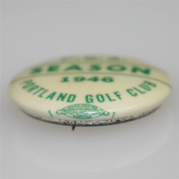 1946 PGA Championship at Portland GC Badge - Ben Hogan's First Major - Rare