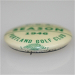 1946 PGA Championship at Portland GC Badge - Ben Hogan's First Major - Rare