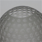 Tiffany & Co Luxury Leaded Crystal Art Glass Golf Ball Paperweight