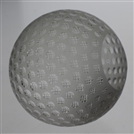 Tiffany & Co Luxury Leaded Crystal Art Glass Golf Ball Paperweight