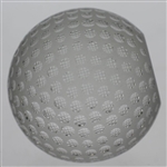 Tiffany & Co Luxury Leaded Crystal Art Glass Golf Ball Paperweight