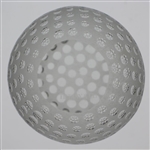 Tiffany & Co Luxury Leaded Crystal Art Glass Golf Ball Paperweight