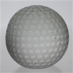 Tiffany & Co Luxury Leaded Crystal Art Glass Golf Ball Paperweight