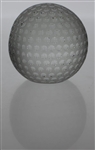 Tiffany & Co Luxury Leaded Crystal Art Glass Golf Ball Paperweight
