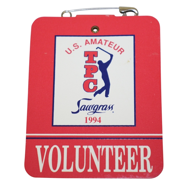 1994 US Amateur Volunteer Series Badge - Woods' 1st US Amateur