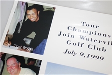 Waterville Golf Links Tour Champions Poster Featuring Woods, Stewart & Others 