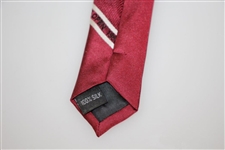 1960 US Open at Cherry Hills CC Red Striped Silk Tie - Palmer's 1st US Open Win