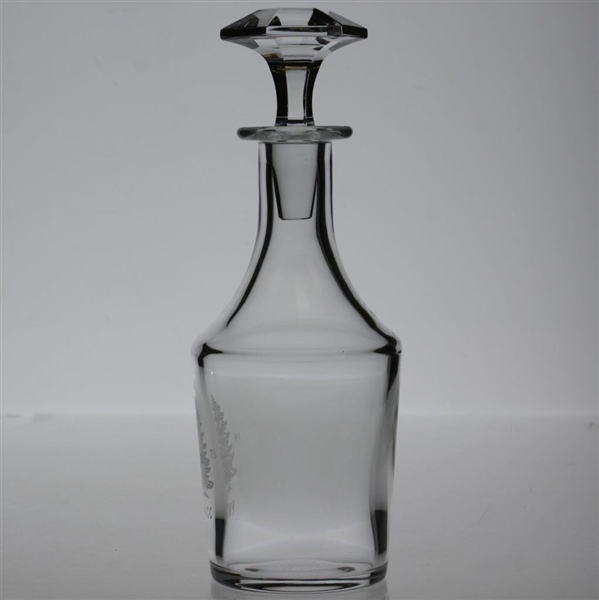 Pine Valley Golf Club Crystal Decanter w/ Stopper