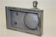 Bobby Jones Putting Cast Iron Statue w/ Tray 
