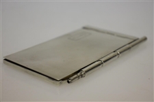 Early 1900's Sterling Silver Golf Scorer Case w/ Liberty Counter Sheets & Pen - Bristol, CT