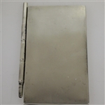Early 1900's Sterling Silver Golf Scorer Case w/ Liberty Counter Sheets & Pen - Bristol, CT