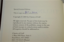 A.W. Tillinghast 'Creator of Golf Courses' Limited Ed Author Signed Book w/ Slipcase