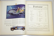 1930 Fortune Magazine w/ Bobby Jones Wins The Open Championship At St. Andrews Currier & Ives Print