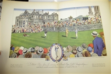 1930 Fortune Magazine w/ Bobby Jones Wins The Open Championship At St. Andrews Currier & Ives Print