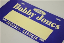 Bobby Jones Ford License Plate from Augusta, Georgia Dealership