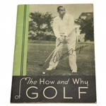 Walter Hagen's 'The How & Why of Golf' Promotional Publication