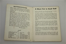 Walter Hagen's 'The How & Why of Golf' Promotional Publication