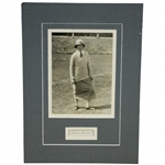 1910's National Title Winner Cecil Leitch Signed Photo Presentation JSA ALOA