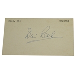 Dai Rees Signed Card - 9 Time Ryder Cup Participant JSA ALOA