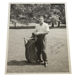 Frank Stranahan Signed & Dated 1954 Original Hauger Photo From Toledo, OH JSA ALOA
