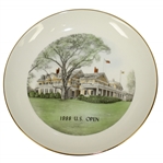 1988 US Open at The Country Club of Brookline Hand Colored Clubhouse Plate