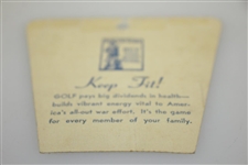 1942 Hale America National Open FINAL ROUND Sunday Ticket HOGAN'S First Major WIN ? - RARE