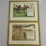 Perrier Water Golf Rules Set By Charles Crombie - Reproductions of Prints Circa 1905