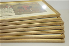 Perrier Water Golf Rules Set By Charles Crombie - Reproductions of Prints Circa 1905