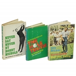 Major Champions Gay Brewer, Tommy Bolt & Bobby Nichols Signed Biographies JSA ALOA