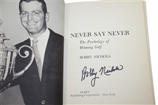 Major Champions Gay Brewer, Tommy Bolt & Bobby Nichols Signed Biographies JSA ALOA