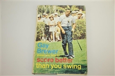 Major Champions Gay Brewer, Tommy Bolt & Bobby Nichols Signed Biographies JSA ALOA