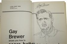 Major Champions Gay Brewer, Tommy Bolt & Bobby Nichols Signed Biographies JSA ALOA