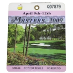 2009 Masters Tournament Badge #Q07879 - Angel Cabrera Winner