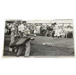 1928 US Open Wire Photo of Bobby Jones & Johnny Farrell at Olympia Fields