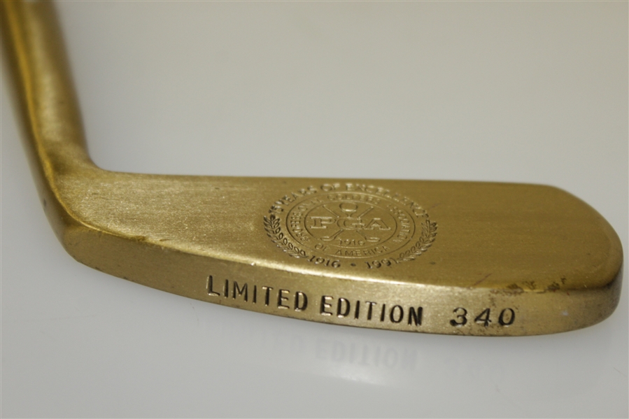 1916-1991 PGA 75 Years of Excellence 'Gold' Putter - Limited Ed of 340