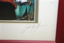 Tiger Woods 1997 Masters Matted & Framed Print Signed by Artist