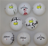 Masters Champions Signed Golf Balls - Floyd, Crenshaw, Goalby & Others