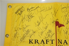 2012 Kraft Nabisco Championship Field Signed Flag - Thompson, Lopez, Lewis, Wie & Others JSA ALOA