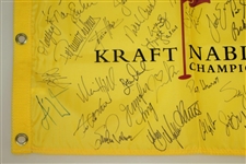 2012 Kraft Nabisco Championship Field Signed Flag - Thompson, Lopez, Lewis, Wie & Others JSA ALOA